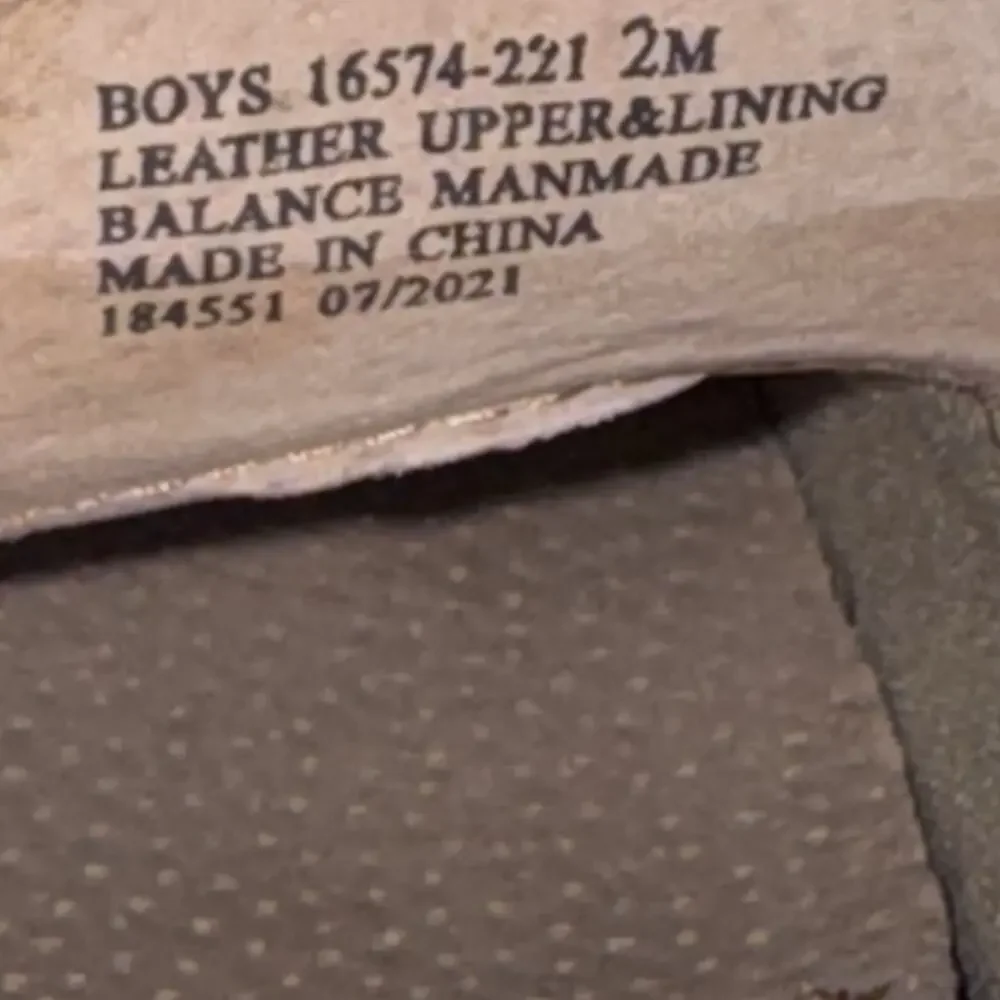 Florsheim Reveal Wingtip Jr Boys'‎ Toddler-Youth Oxford 2M Cognac Brown Tan